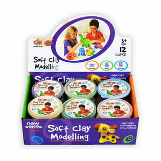 Malam / Lilin Mainan Lembut | Wadah Lilin Kecil dalam Kotak Display (12 pcs)