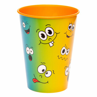 Gelas Minum / Gelas Es Krim Smiley - 260 ML. (12 pcs)