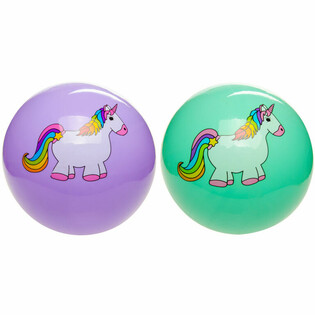 Bola Unicorn &Oslash; 23 cm (Isi 10 Pcs)