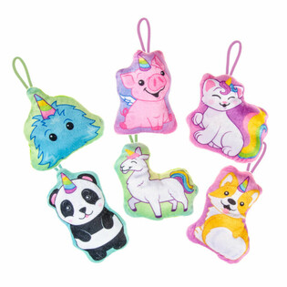 MIX BONEKA UNICORN HEWAN - 13.5 cm (24 pcs)