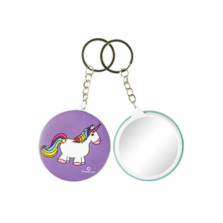 GANTUNGAN KUNCI UNICORN + CERMIN (48 pcs)
