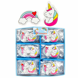 PENGHAPUS Set 2 Pcs UNICORN / PELANGI DALAM DISPLAY (36 pcs)