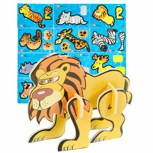 Puzzle 3D Busa Hewan Liar (48 pcs)