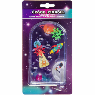 Mainan Pinball Antariksa dengan Kartu (12 pcs)