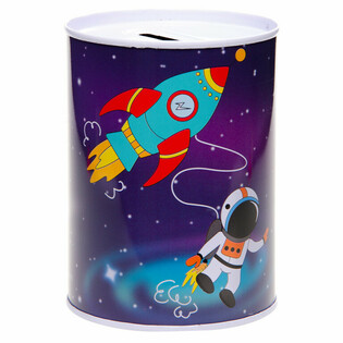 Celengan Kaleng Motif Luar Angkasa / Space (12 pcs)