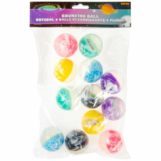 Bola Bekel Space / Luar Angkasa &Oslash; 4,5 cm (12 pcs)