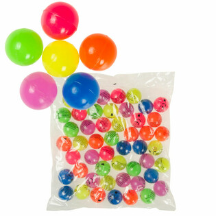 MIX BOLA BEKEL WARNA NEON &Oslash; 3,2 cm (50 pcs)