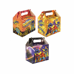 MENUBOX &ndash; SUPER HERO &ndash; 14 x 9.5 x 18 cm (24 pcs)
