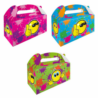 KOTAK MENU &ndash; SMILEY &ndash; 22.5 x 9.5 x 18 Cm (12 pcs)