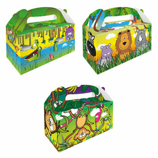 KOTAK MENU – JUNGLE – 22.5 x 9.5 x 18 cm (12 pcs)