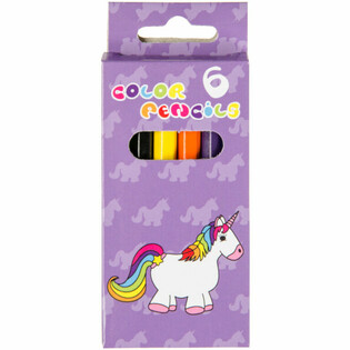 SET PENSIL WARNA 6 WARNA - UNICORN (24 pcs.)