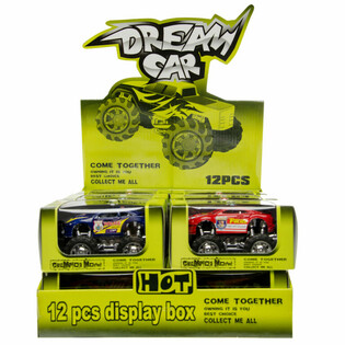Monster Truck Polisi dalam Display (12 pcs)