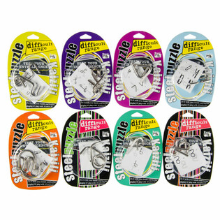 Grosir Puzzle IQ Logam dalam Kemasan Blister (12 pcs)