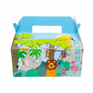 KOTAK MENU JUNGLE - 22.5 x 12 x 9.5 Cm (24 pcs)