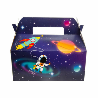 Kotak Menu Makanan Anak Tema Luar Angkasa / Space - 22.5 x 12 x 9.5 cm (24 pcs)