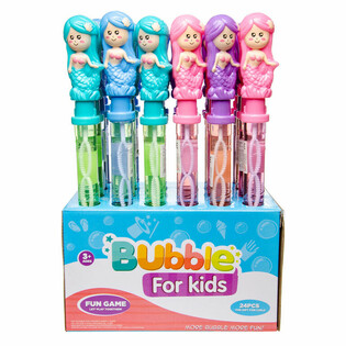 Tongkat Gelembung Sabun Mermaid Besar - 38 cm - Display (24 pcs)
