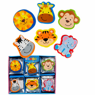 Penghapus Mix Hewan Liar dalam Display (36 pcs)