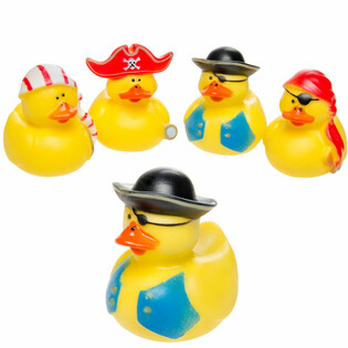 MIX BEBEK KARET BAJAK LAUT - 5x5 Cm (4 pcs)