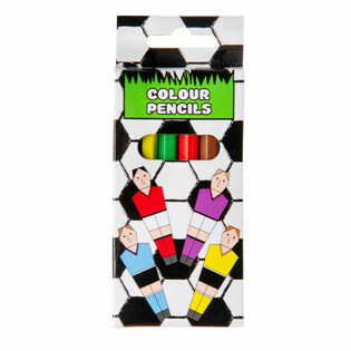 Set Pensil Warna 6 Warna - Pemain Sepak Bola (48 Pcs)