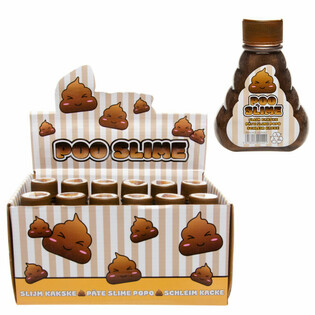 Mainan Slime Kotoran dalam Botol Display (12 Pcs)