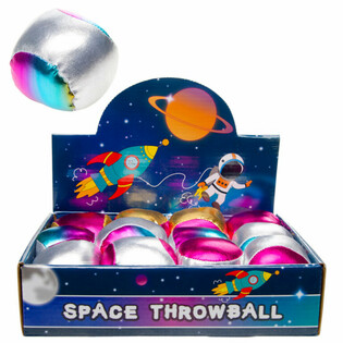 BOLA LEMPAR MEWAH METALIK - SPACE (12 Pcs)