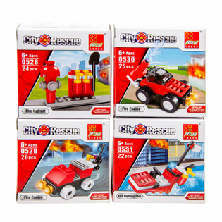 BALOK SUSUN - PEMADAM KEBAKARAN (12 Pcs)