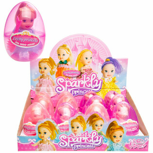Boneka Mini Lucu dalam Telur Kejutan di Display (12 Pcs)
