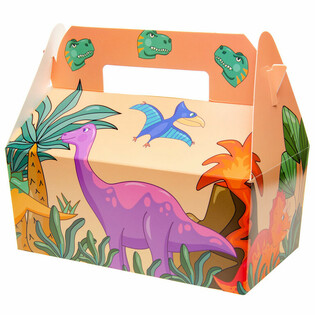 BOX MENU DINOSAURUS - 22.5 x 12 x 9.5 Cm (24 pcs)