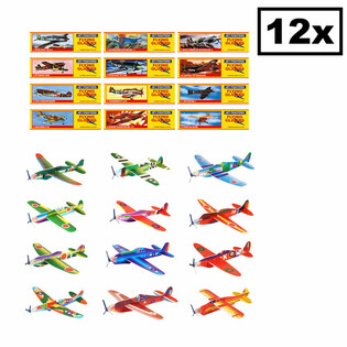 Mainan Pesawat Styrofoam (12 pcs)