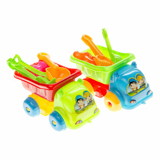 Mainan Pantai dalam Truk Kecil (12 pcs)
