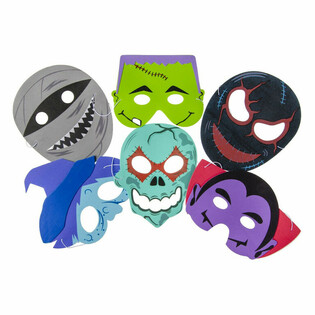 Campuran Masker Foam Seram (60 buah)