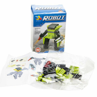 Balok Susun Robot (12 buah dalam Display)