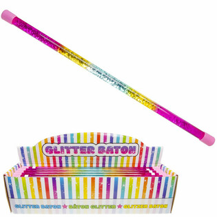 Tongkat Glitter Pelangi dalam Display (36 pcs)