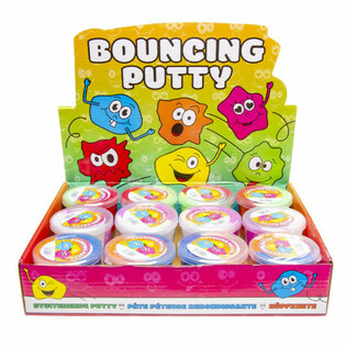BOUNCING PUTTY - SMILEY DALAM DISPLAY (12 pcs)