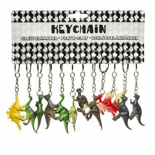 Gantungan Kunci Dinosaurus Campur (48 pcs.)