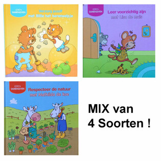 Mix Buku Anak Edukatif - Belajar Hidup Bersama (12 pcs)