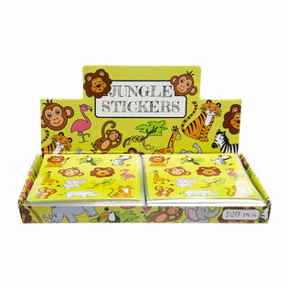 Stiker Lucu &ndash; Model: Hewan Hutan (120 pcs)