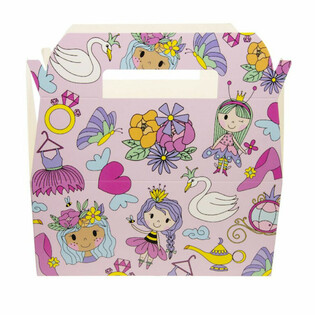 Kotak Menu Anak Princess - Kotak Dus Makanan - 22,5 x 12 x 9,5 cm (24 pcs)