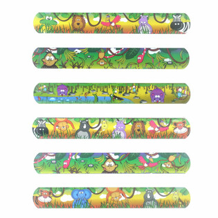 Gelang Snap Klap Karakter Hewan Hutan (120 pcs)