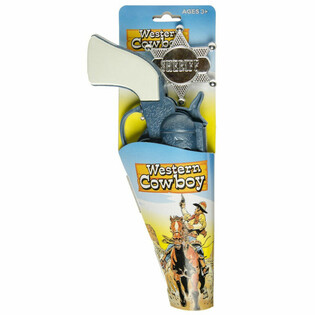 Set Pistol Koboi & Lencana (6 Pcs)