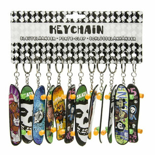 Gantungan Kunci Skateboard Jari (48 pcs)