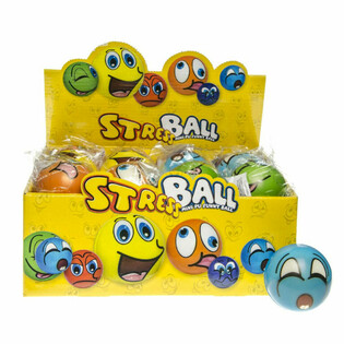 BOLA STRES SMILEY DALAM DISPLAY (24 pcs)
