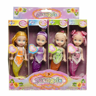 Boneka Putri Duyung Mermaid Kecil dalam Display (16 pcs)