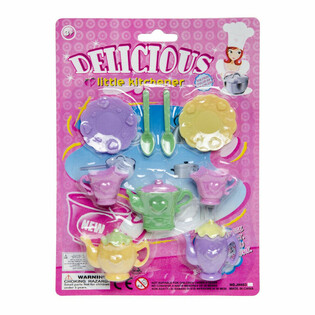 Set Mainan Teh Kecil di Kartu