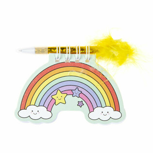 Buku Catatan Pelangi dengan Pulpen (12 pcs)