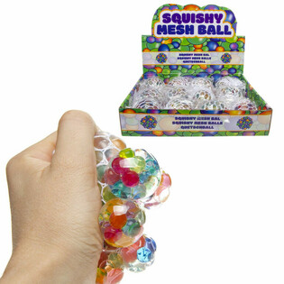 BOLA SQUISHY JARING DALAM DISPLAY (12 pcs)