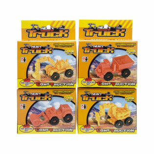 Mainan Balok Susun Bricks - Seri Kendaraan Konstruksi (12 pcs)