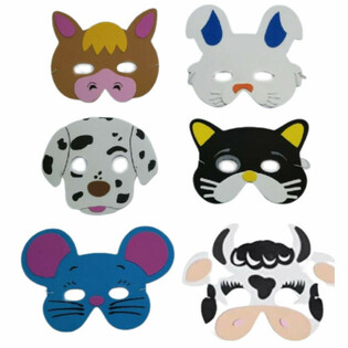 Masker Foam Hewan Peternakan (24 Pcs)