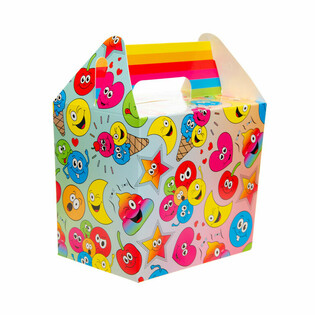 Kotak Menu / Kotak Souvenir Bingkisan Smiley 14x10x17 Cm (12 Pcs)