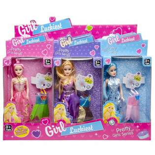 Boneka dengan Aksesoris dalam Display - 12 Buah